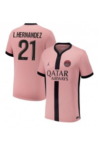 Fotbalové Dres Paris Saint-Germain Lucas Hernandez #21 Třetí Oblečení 2024-25 Krátký Rukáv